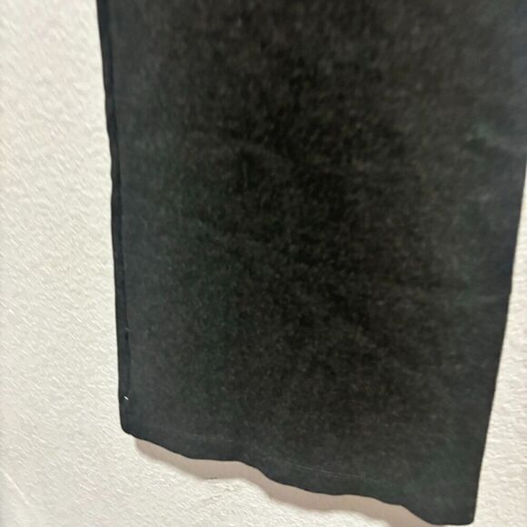 Betabrand Mid Rise Flat Front Slash Pocket Pant Large Black Chino Straight Leg - Picture 5 of 8